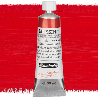Schmincke Mussini uljana boja, 35 ml - 341, cadmium red middle