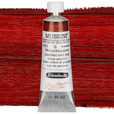 Schmincke Mussini uljana boja, 35 ml - 343, madder root red
