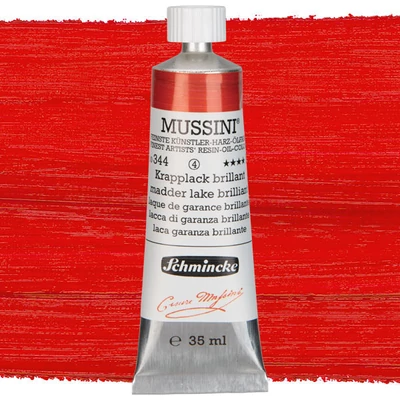 Schmincke Mussini uljana boja, 35 ml - 344, madder lake brilliant