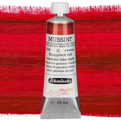 Schmincke Mussini uljana boja, 35 ml - 346, madder lake dark