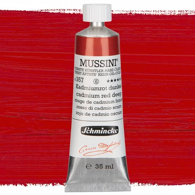 Schmincke Mussini uljana boja, 35 ml - 357, cadmium red deep