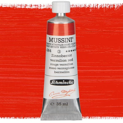 Schmincke Mussini uljana boja, 35 ml - 364, vermilion red