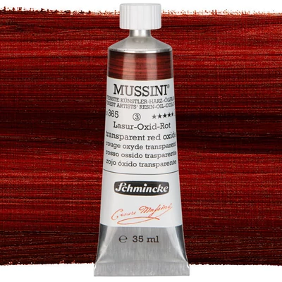 Schmincke Mussini uljana boja, 35 ml - 365, translucent red oxide