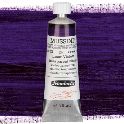 Schmincke Mussini uljana boja, 35 ml - 473, translucent violet