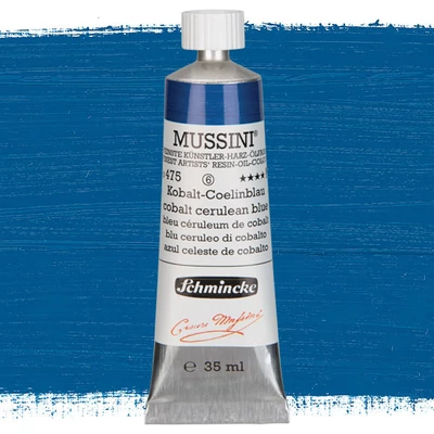 Schmincke Mussini uljana boja, 35 ml - 475, cobalt-cerulean blue