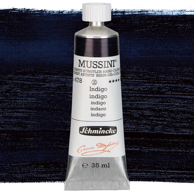 Schmincke Mussini uljana boja, 35 ml - 478, indigo