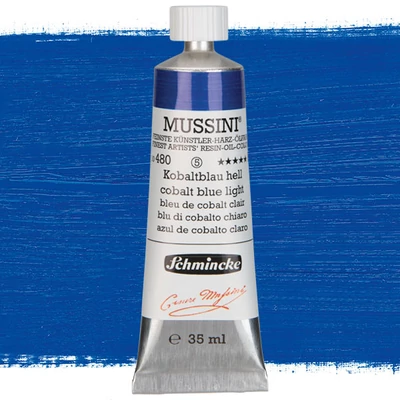 Schmincke Mussini uljana boja, 35 ml - 480, cobalt blue light