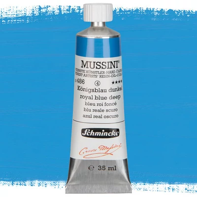 Schmincke Mussini uljana boja, 35 ml - 486, royal blue deep