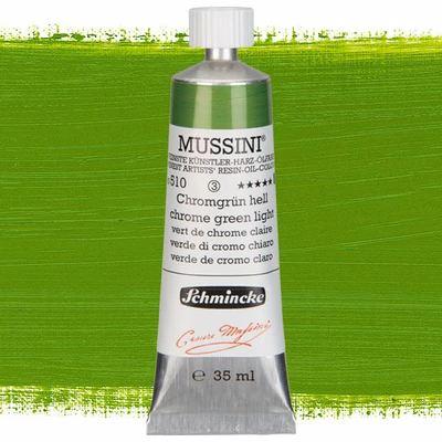 Schmincke Mussini uljana boja, 35 ml - 510, chrome green light
