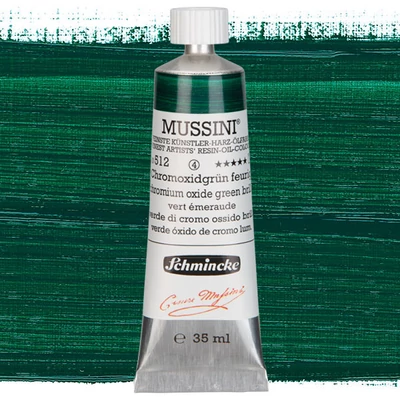 Schmincke Mussini uljana boja, 35 ml - 512, chromium oxide green brilliant