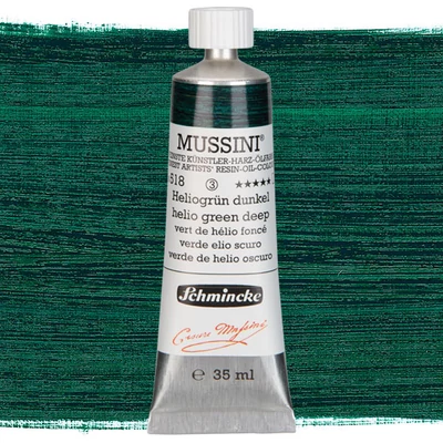 Schmincke Mussini uljana boja, 35 ml - 518, helio green deep