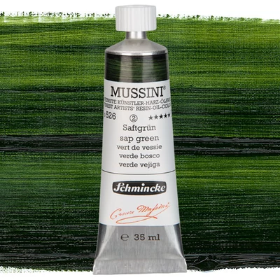 Schmincke Mussini uljana boja, 35 ml - 526, sap green