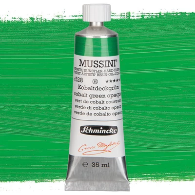 Schmincke Mussini uljana boja, 35 ml - 528, cobalt green opaque