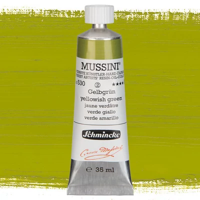 Schmincke Mussini uljana boja, 35 ml - 530, yellowish green