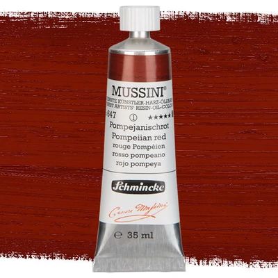 Schmincke Mussini uljana boja, 35 ml - 647, pompeiian red