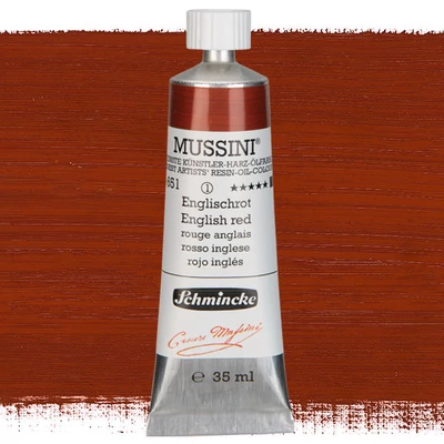Schmincke Mussini uljana boja, 35 ml - 651, english red