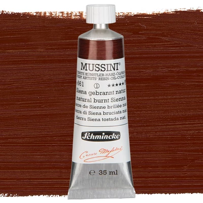 Schmincke Mussini uljana boja, 35 ml - 661, natural burnt sienna