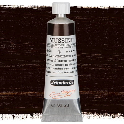 Schmincke Mussini uljana boja, 35 ml - 666, natural burnt umber