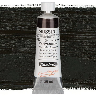 Schmincke Mussini uljana boja, 35 ml - 667, vandyck brown