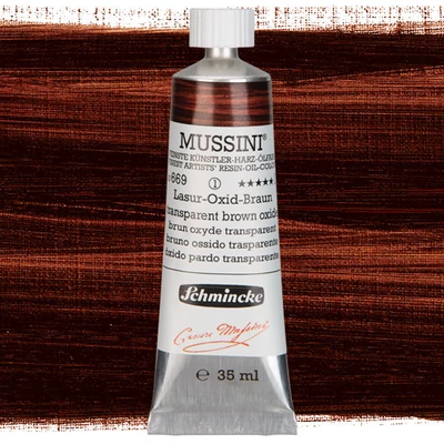 Schmincke Mussini uljana boja, 35 ml - 669, translucent brown oxide