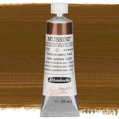 Schmincke Mussini uljana boja, 35 ml - 670, raw umber light