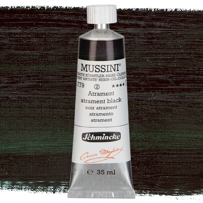 Schmincke Mussini uljana boja, 35 ml - 779, atrament black