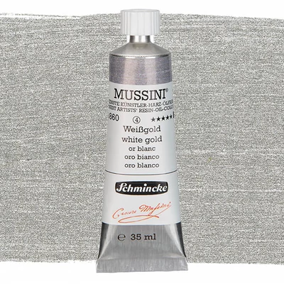 Schmincke Mussini uljana boja, 35 ml - 860, white gold