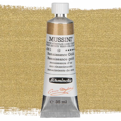 Schmincke Mussini uljana boja, 35 ml - 861, renaissance gold