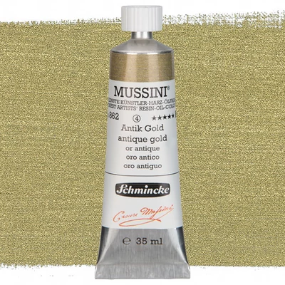 Schmincke Mussini uljana boja, 35 ml - 862, antique gold