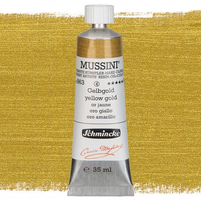 Schmincke Mussini uljana boja, 35 ml - 863, yellow gold