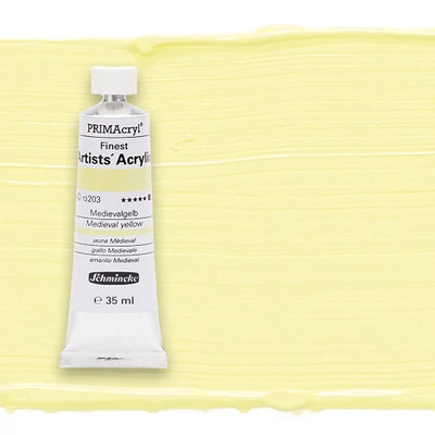Schmincke PRIMAcryl akrilna boja, 35 ml - 203, medieval yellow