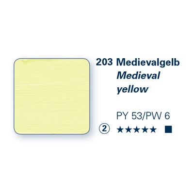 Schmincke PRIMAcryl akrilna boja, 35 ml - 203, medieval yellow