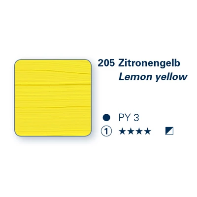 Schmincke PRIMAcryl akrilna boja, 35 ml - 205, lemon yellow
