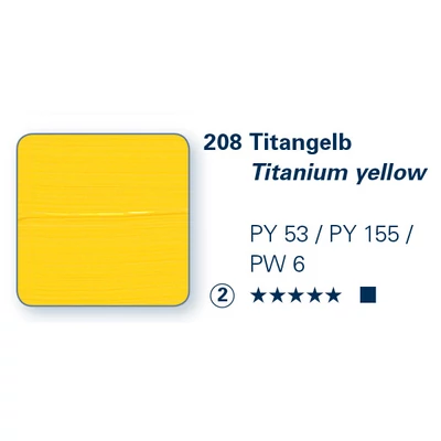 Schmincke PRIMAcryl akrilna boja, 35 ml - 208, titanium yellow