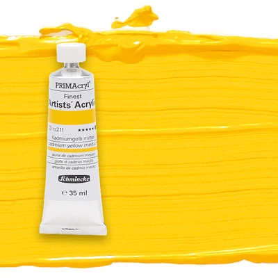 Schmincke PRIMAcryl akrilna boja, 35 ml - 211, cadmium yellow medium