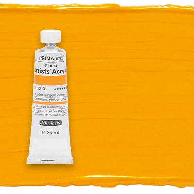 Schmincke PRIMAcryl akrilna boja, 35 ml - 213, cadmium yellow deep