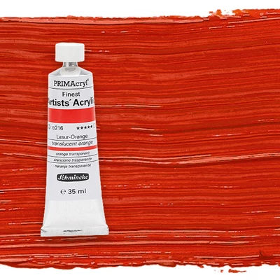 Schmincke PRIMAcryl akrilna boja, 35 ml - 216, translucent orange