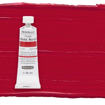Schmincke PRIMAcryl akrilna boja, 35 ml - 322, cadmium red deep