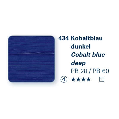 Schmincke PRIMAcryl akrilna boja, 35 ml - 434, cobalt blue deep