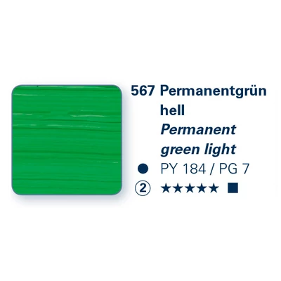 Schmincke PRIMAcryl akrilna boja, 35 ml - 567, permanent green light