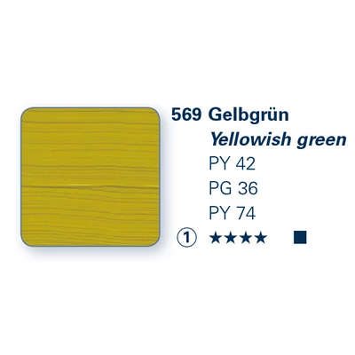 Schmincke PRIMAcryl akrilna boja, 35 ml - 569, yellowish green