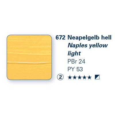 Schmincke PRIMAcryl akrilna boja, 35 ml - 672, naples yellow light