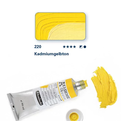 Schmincke Akademie uljana boja, 60 ml - 220, cadmium yellow hue