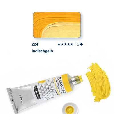 Schmincke Akademie uljana boja, 60 ml - 224, Indian yellow