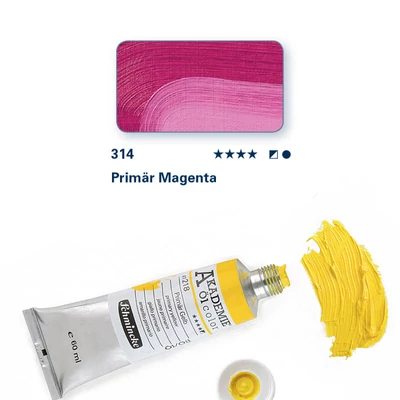 Schmincke Akademie uljana boja, 60 ml - 314, primary magenta