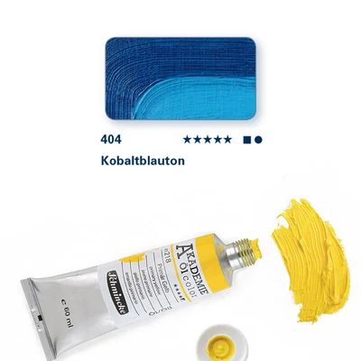 Schmincke Akademie uljana boja, 60 ml - 404, cobalt blue hue