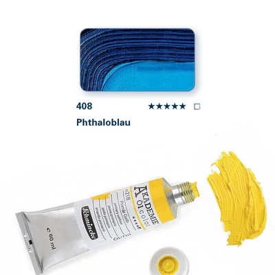 Schmincke Akademie uljana boja, 60 ml - 408, phtalo blue