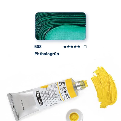 Schmincke Akademie uljana boja, 60 ml - 508, phthalo green