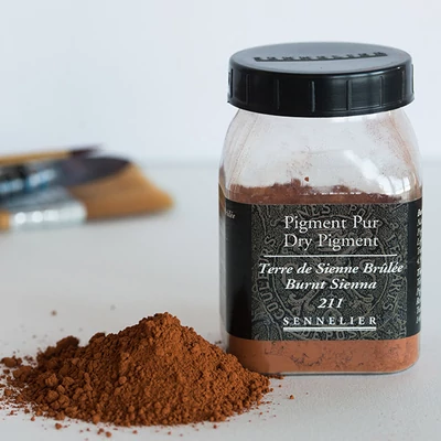 Sennelier pigment - 11, burnt sienna, 140 g