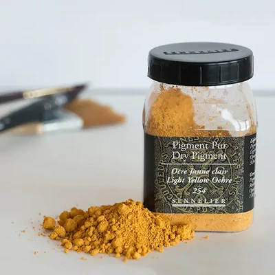 Sennelier pigment - 254, light yellow ochre, 110 g